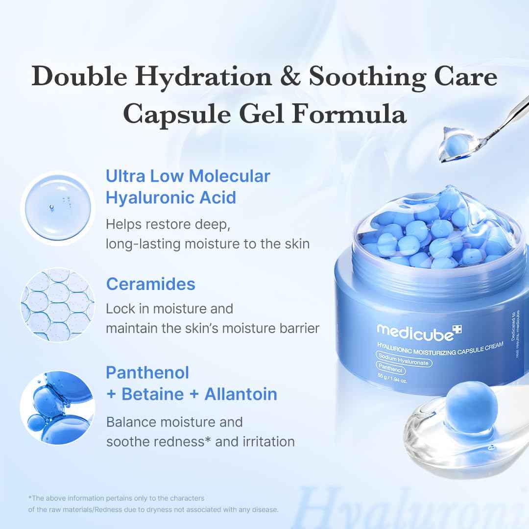 medicube Capsule Cream – Mindful Evening Skincare Ritual for 120H Hydration and Barrier Repair