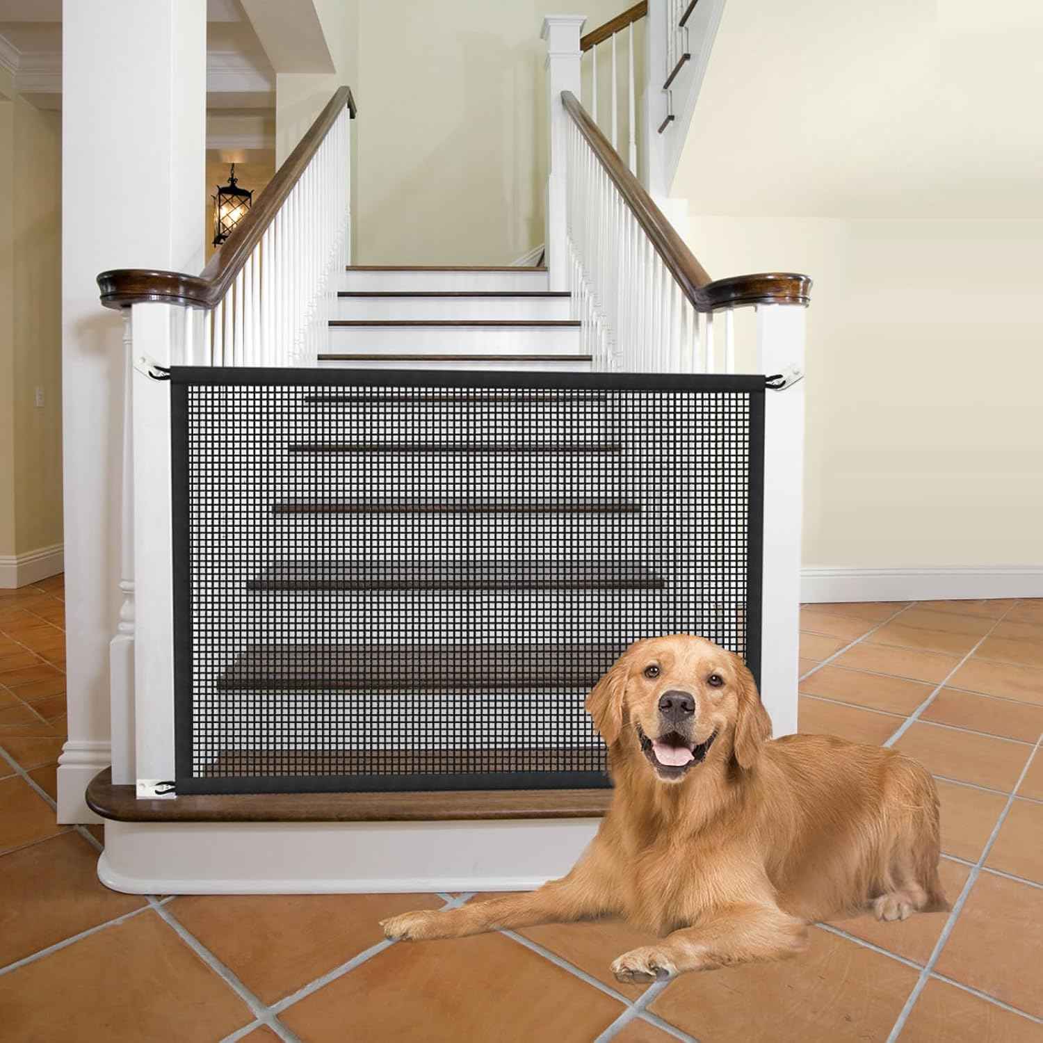 Cupount Pet Gate for Living Room and Playroom – Safe Shared Zone for Toddlers, Babies, and Small Dogs