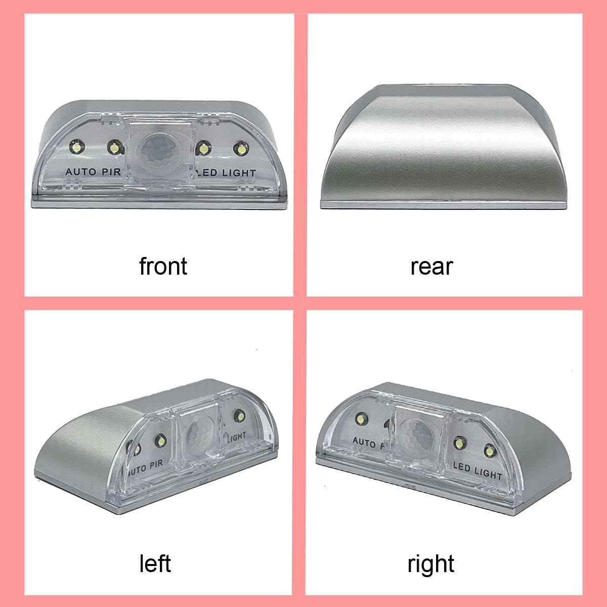 Home Keyhole Infrared PIR Wireless Auto Sensor Motion Detector LED Light Lamp – Flameless Night Light for Kids Bedroom and Hallway Safety