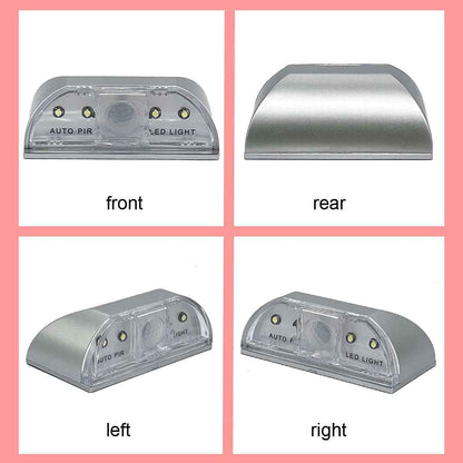 Home Keyhole Infrared PIR Wireless Auto Sensor Motion Detector LED Light Lamp – Flameless Night Light for Kids Bedroom and Hallway Safety