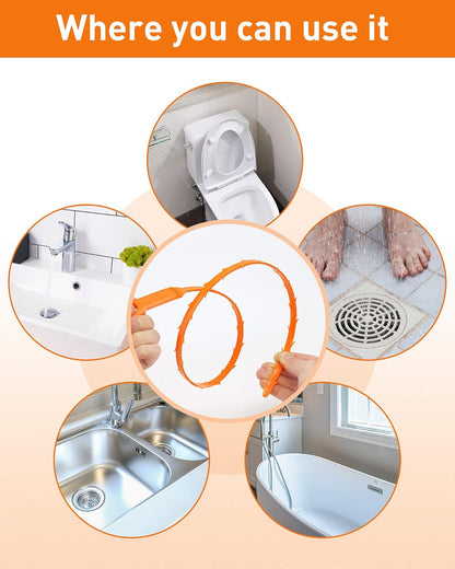 Drain Weasel – Family Safe Hair Drain Remover for Kids Bathroom and Nursery