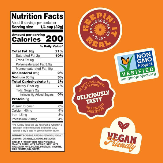 Back to Nature Premium Nut Mix – Portable Protein Pack for Camping and Road Trips, Resealable Bag