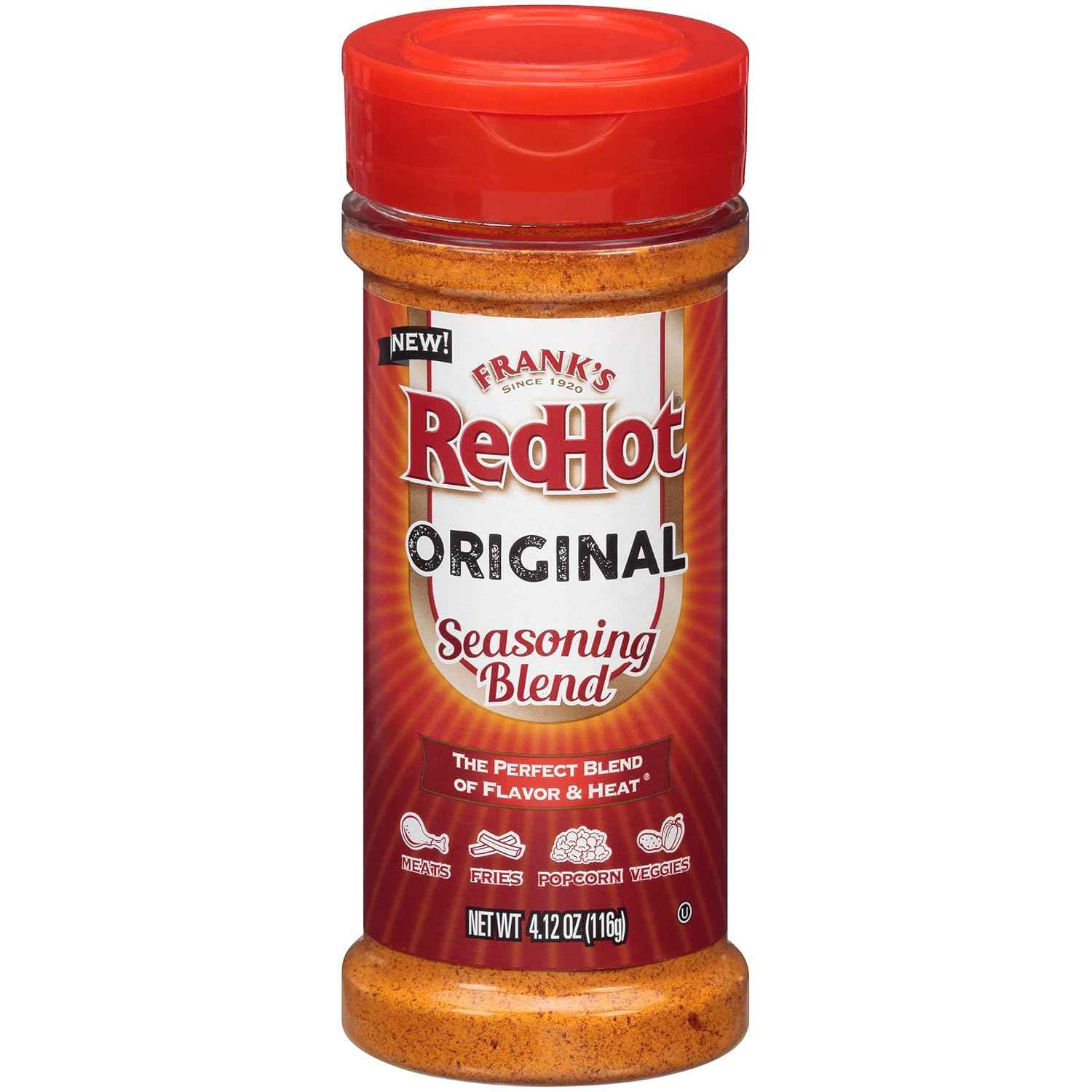 Frank's RedHot Original Seasoning Blend – Portable Buffalo Spice for Camping, Grill, and Tailgating Cookouts