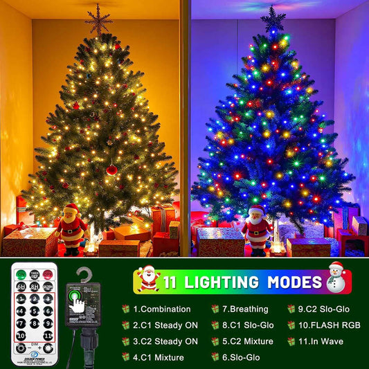 Lumify Home Kids Room String Lights 100FT – Child Safe Cool to Touch LED Lights with Timer Auto Shutoff for Nursery and Playroom