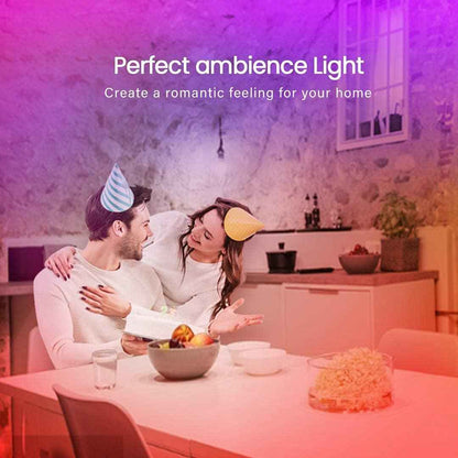 GUPUP LED Strip Lights – Ambient Bedroom Decor, Color Changing Mood Lighting