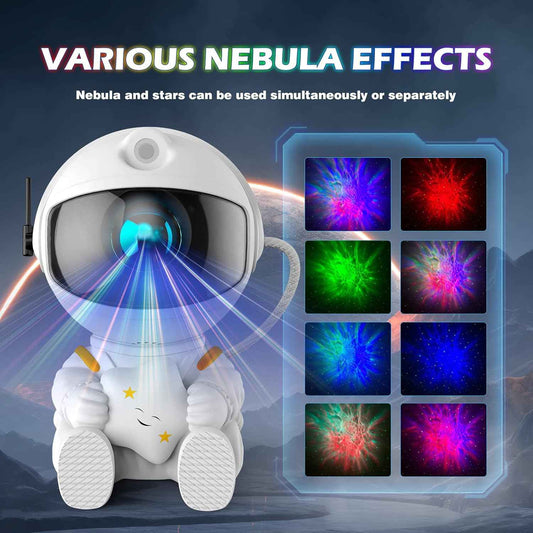 [Brand Name] Astronaut Star Projector – Thoughtful Housewarming Gift, LED Nebula Ceiling Light with Timer