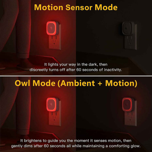 EverBrite LED Plug in Night Light Gift Set, 2 Pack in 7 Colors Affordable Practical Present for Mom Grandma and Housewarming