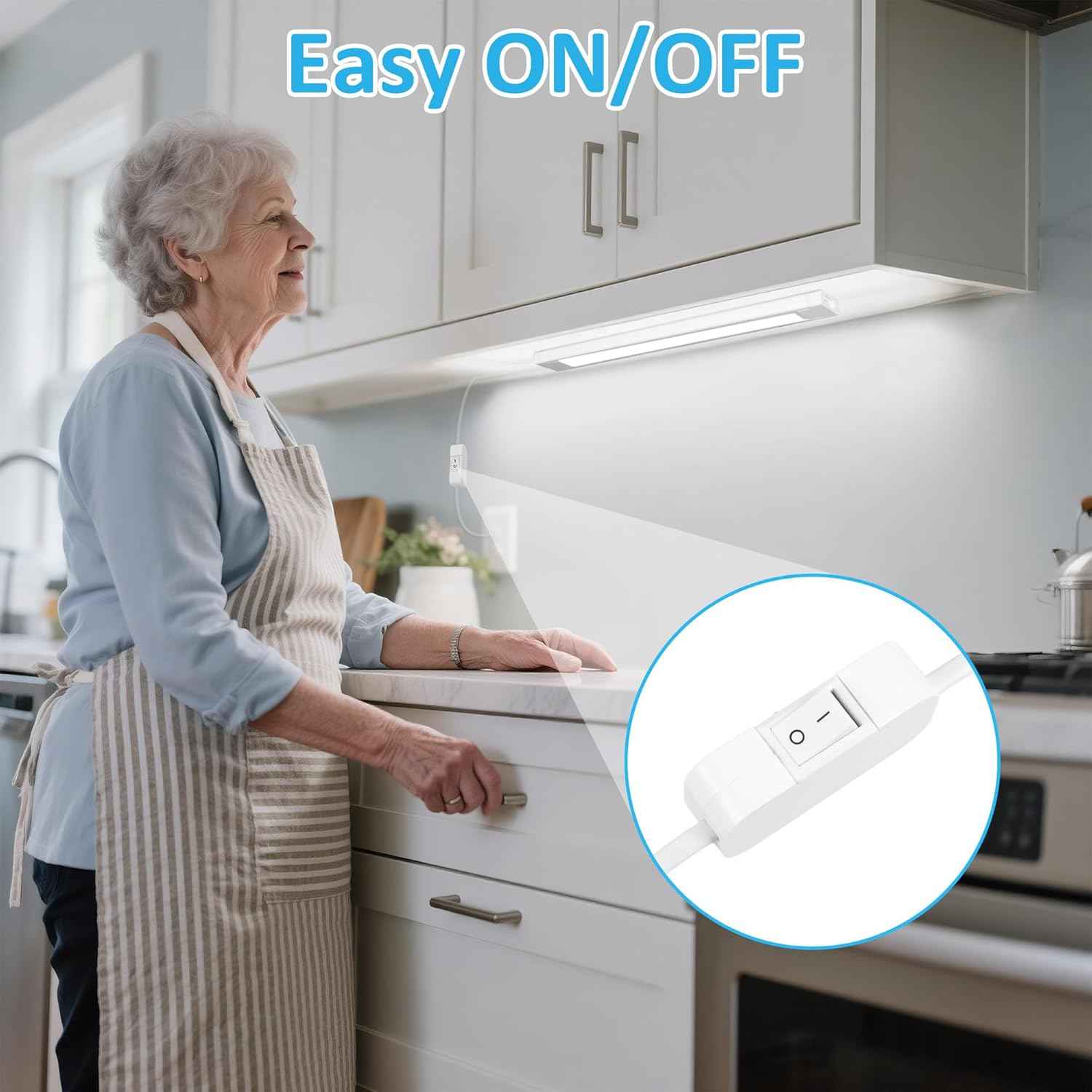 Maylit 14 Inch Under Cabinet LED – Clean Line Cabinet Lighting for Clutter Free Kitchens