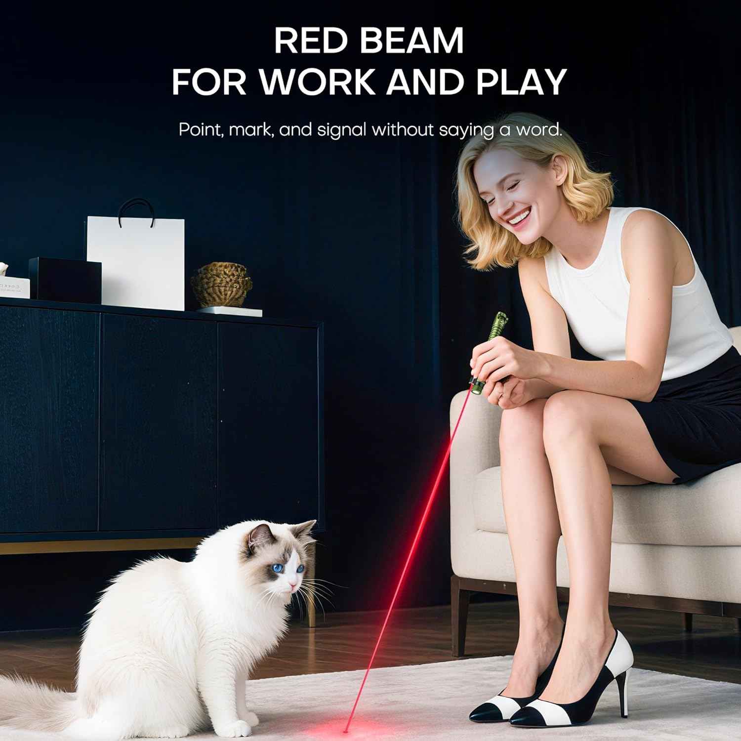 EDC Flashlight Rechargeable – Practical Graduation Gift for New Drivers and First Apartments