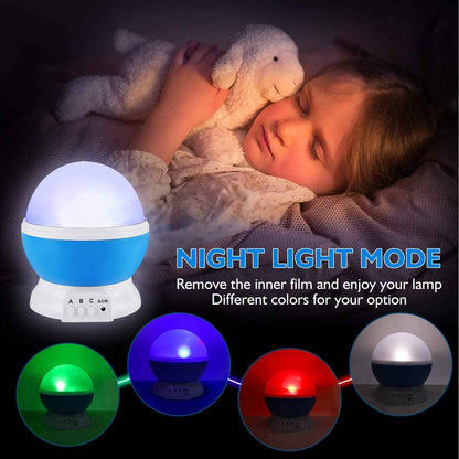 StarryBeam Nebula Star Projector – Modern Bedroom Decor Accent Lamp, 360° Rotating Galaxy Light for Living Room and Dining Area, 5 Finishes