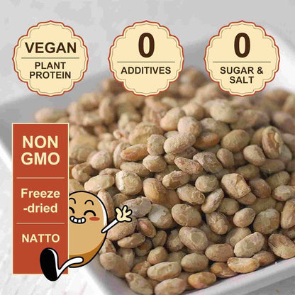 JAYUSS Japanese Freeze-Dried Natto – Clean Plant Protein for Mindful Meal Prep, Ready-to-Eat Snack