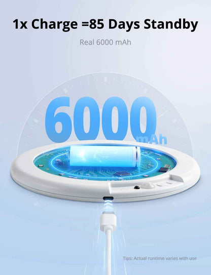 Combuh Cordless Magnetic Ceiling Light – Clutter-Free Wireless Fixture for Intentional Renter Living, No Drill or Wiring