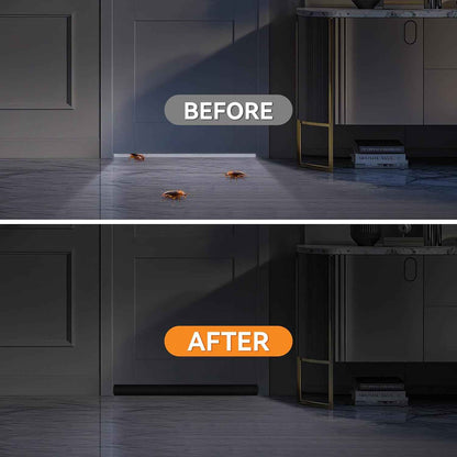 Holikme Under Door Draft Stopper – No-Tool, No-Adhesive Door Seal Safe for Rental Apartments