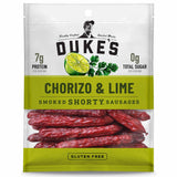 Duke's Pork Chorizo & Lime Smoked Shorty Sausages – Gourmet Snack Gift for the Outdoor Enthusiast, 5 oz Bag