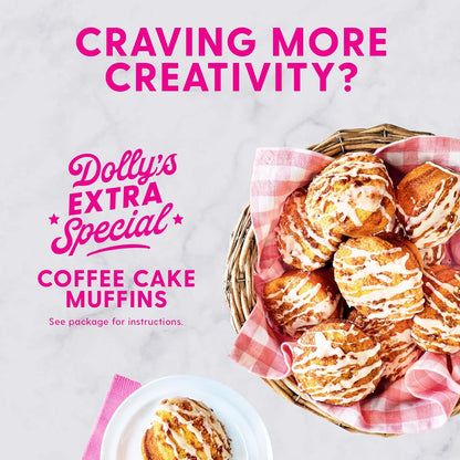 Duncan Hines Dolly Parton's Cinnamon Swirl Crumb Cake & Muffin Mix — Showpiece Pantry Bake for a Styled Coffee Bar