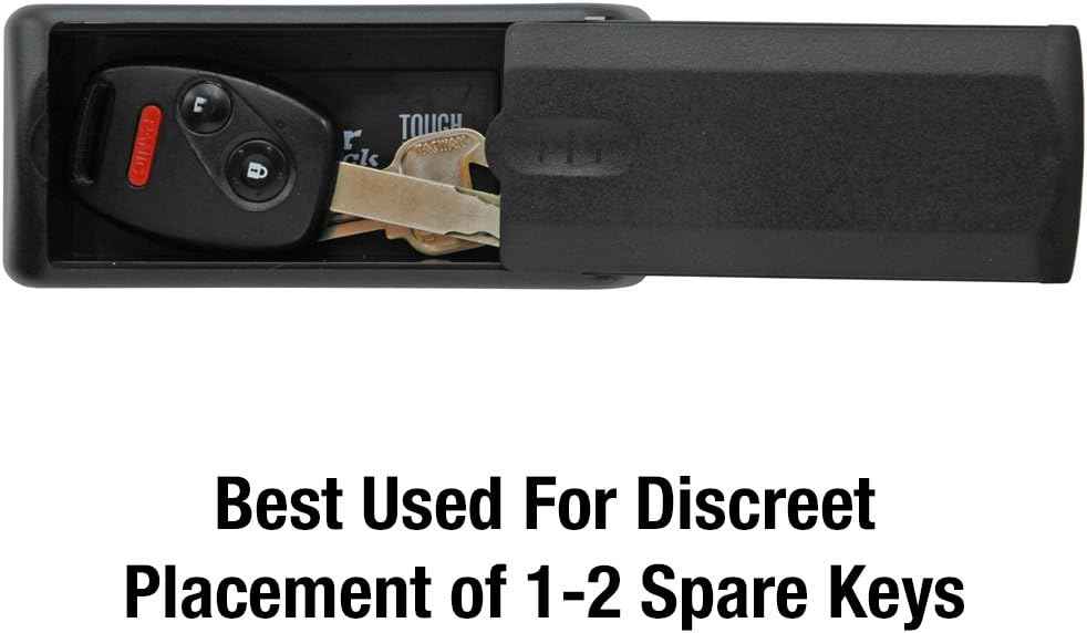 Master Lock Magnetic Key Holder – Weatherproof Spare Key Storage for Garages, Sheds, and Patio Doors