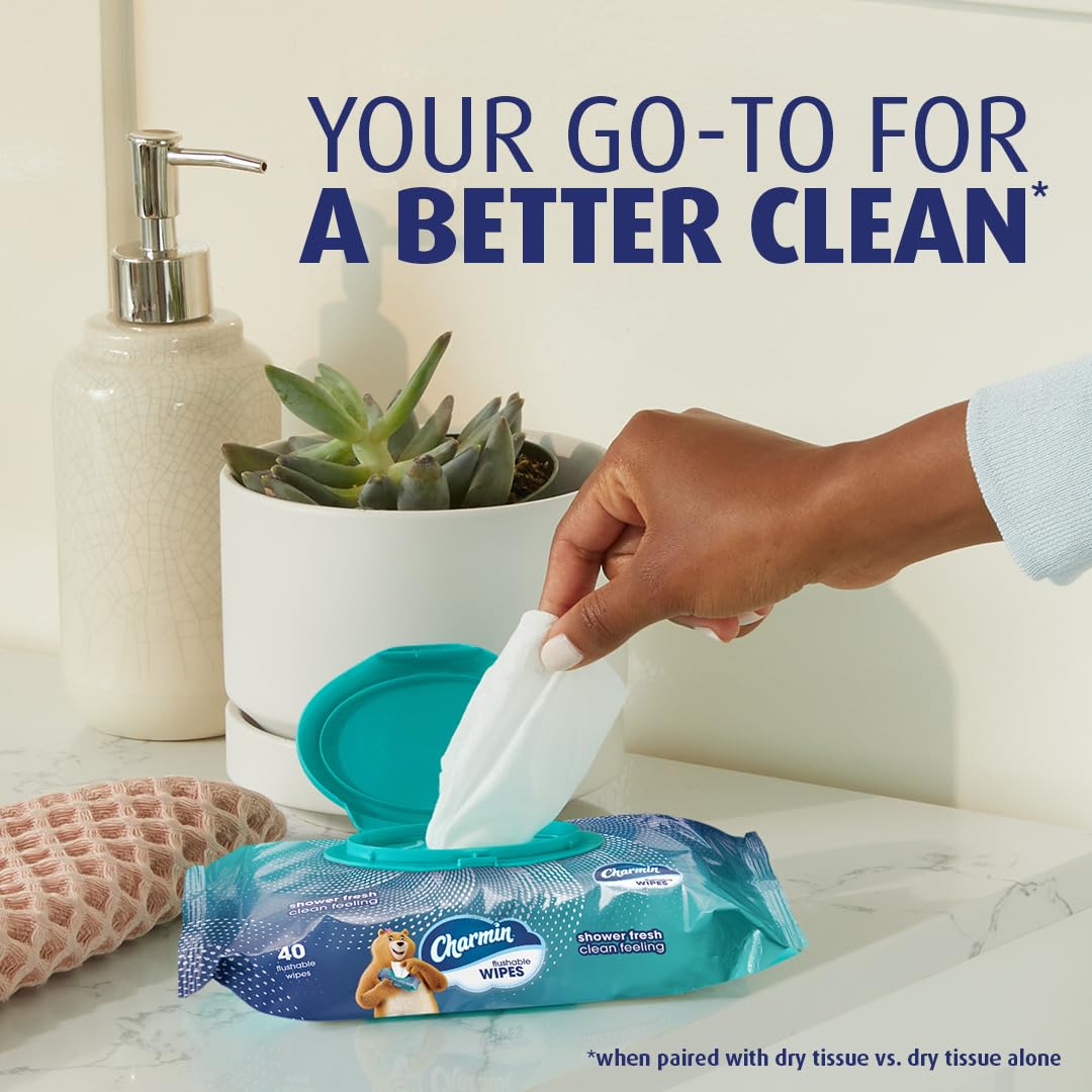 Charmin_Flushable_Wipes,_,_40_Wipes_(Pack_of_4),_160_Total_Wipes
