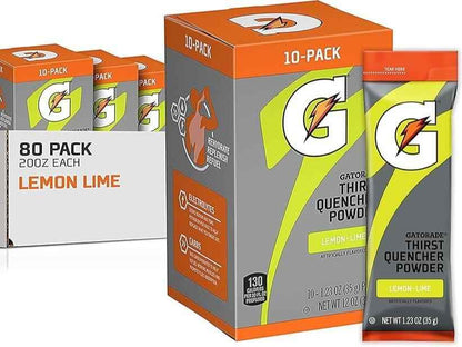 Gatorade Thirst Quencher Powder – Commute Bag Electrolyte Sticks for Focused Workdays, 10 Count Box