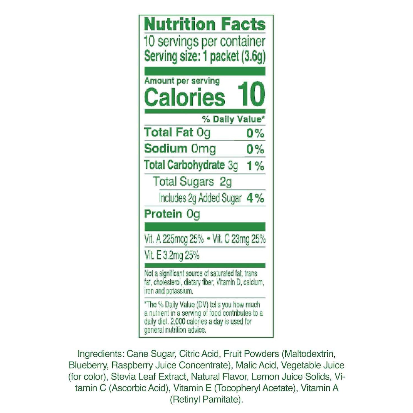 True Lemon Kids Blue Raspberry Powdered Drink Mix – Lunchbox and Playdate Hydration for Picky Child Drinkers