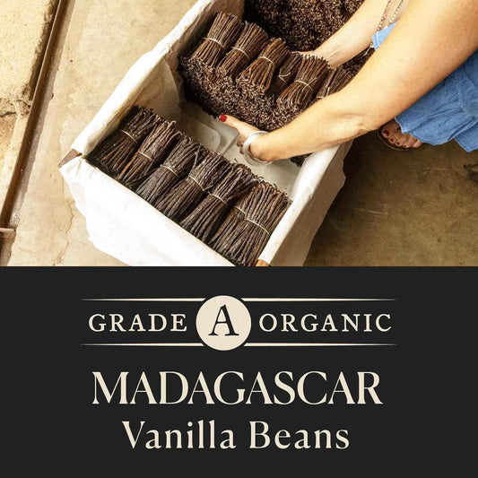 Cook's Premium Organic Madagascar Vanilla Beans – Gourmet Ingredient for Upscale Dessert and Pastry Creations