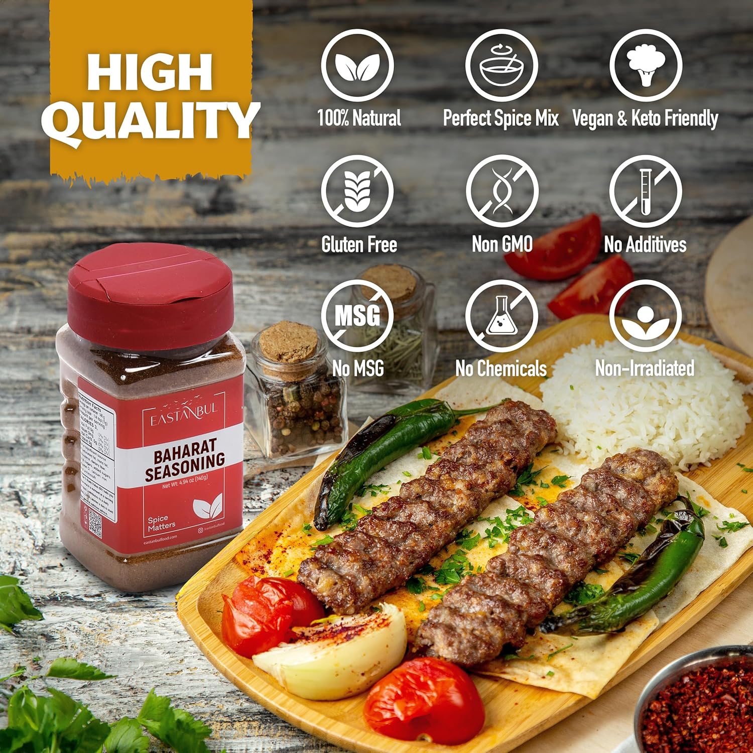 Eastanbul Baharat Spice Blend – Premium 8-Spice Blend for Elevated Home Entertaining