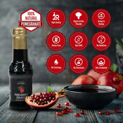 Eastanbul Pomegranate Molasses – Premium Artisanal Concentrate for Elevated Gourmet Entertaining