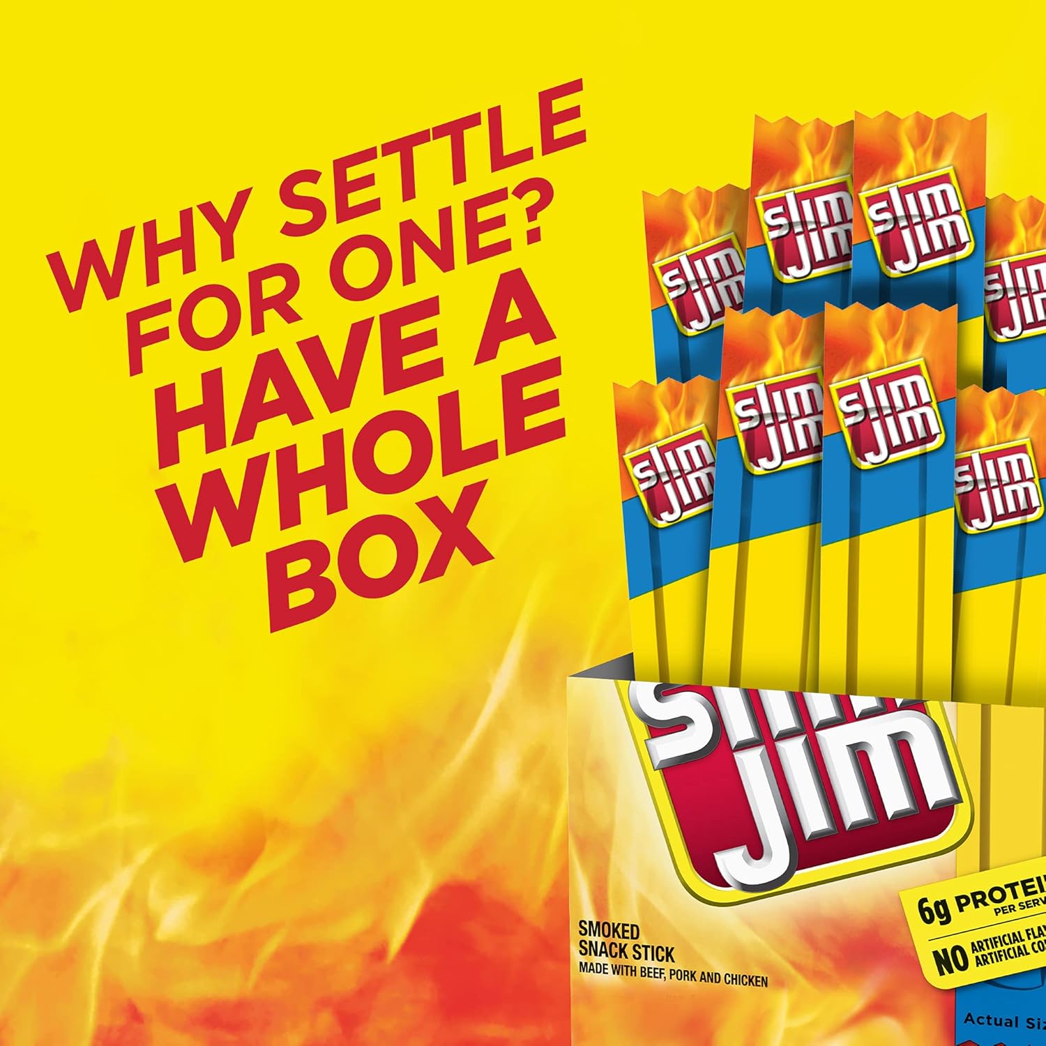 Slim_Jim_Smoked_Meat_Sticks,_Mild_Flavor,_6g_Protein_Per_Serving,_Snack_Size,_0.28_oz._(26_Count)