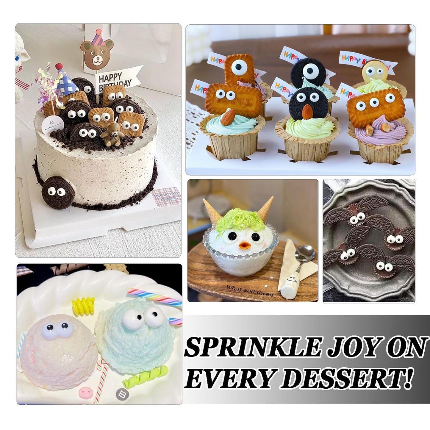 Edible Eye Sprinkles for Baking – Fun Halloween Gift for Bakers, Cakers, and Prankster Bakers