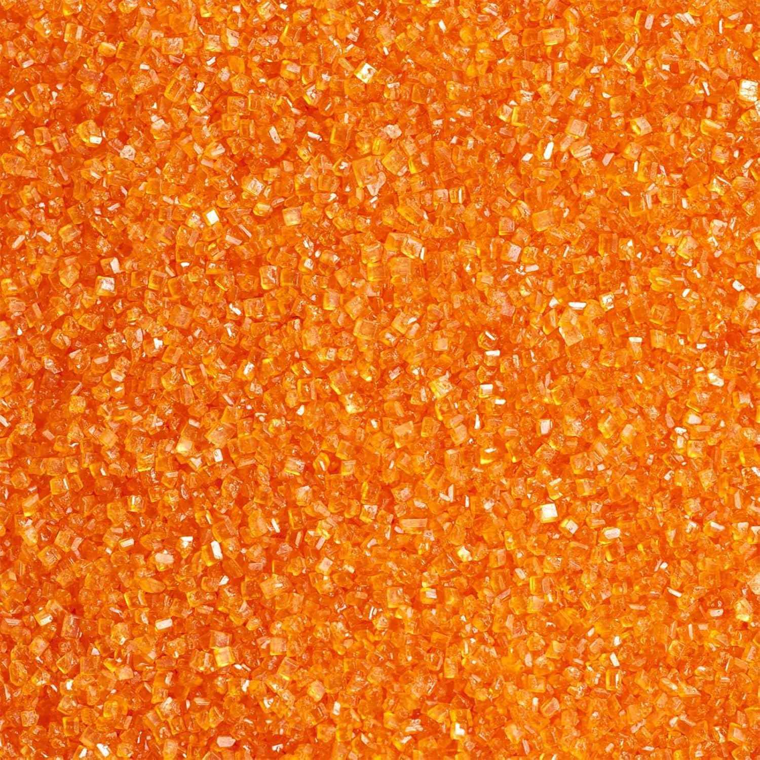 Sentovac Orange Sanding Sugar – Premium Metallic-Grade Edible Crystals for Elevated Wedding Shower Cakes and Patisserie Desserts