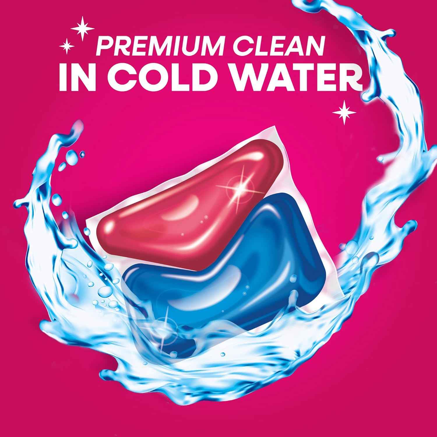 Persil Ultra Pacs Intense Fresh Laundry Detergent – Quick Cold-Wash Solution for In-Unit Laundry Closet, Productivity-Focused Stain Removal 100 Count