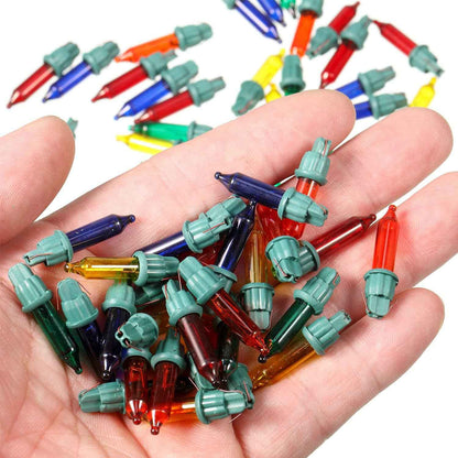 Mudder 60-Pack Mini Replacement Bulbs – Thoughtful Housewarming Gift for Holiday Hosts and Christmas Tree Restorers