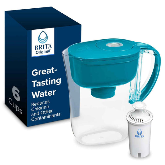 Brita Metro Water Filter Pitcher – Reliable Hydration for Home Office Focus