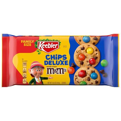 Keebler Chips Deluxe Rainbow M&M's Cookies – Grab-and-Go Snack for Road Trip Adventures