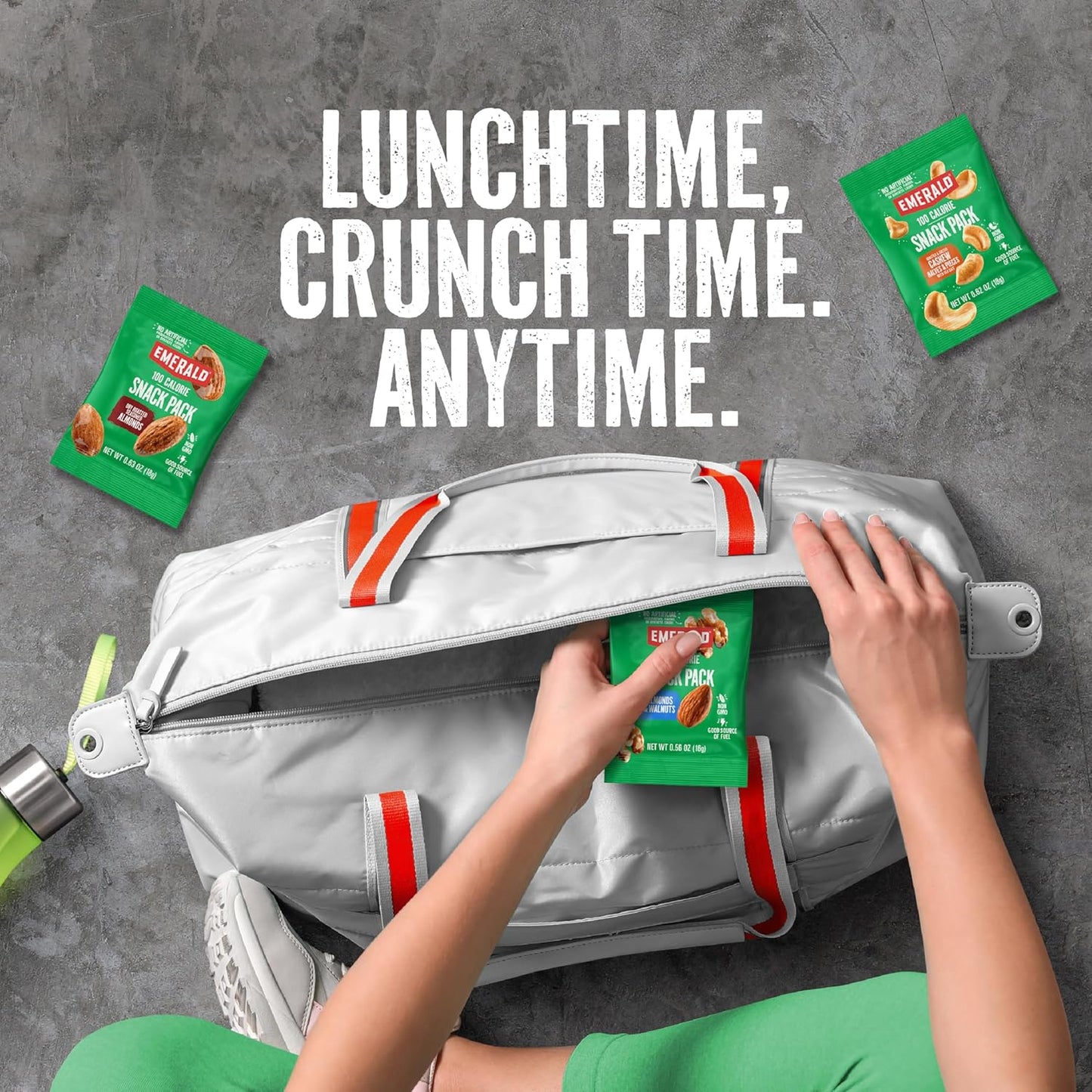 Emerald Nuts 100-Calorie Packs – Road Trip Snack That Fits in a Cupholder