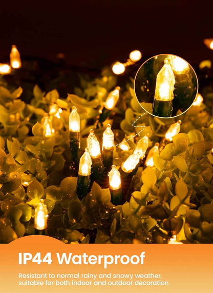 Brightown Fairy Lights – Cozy Housewarming Present for Mom, 100 LED Connectable Patio String Lights Warm White