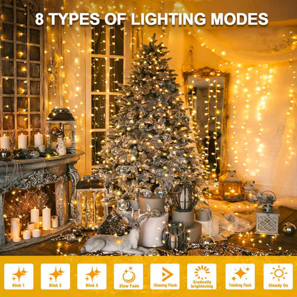 GlowNEST LED String Lights – Cool-to-Touch Nursery and Kids' Bedroom Decor, Safe Soft Glow