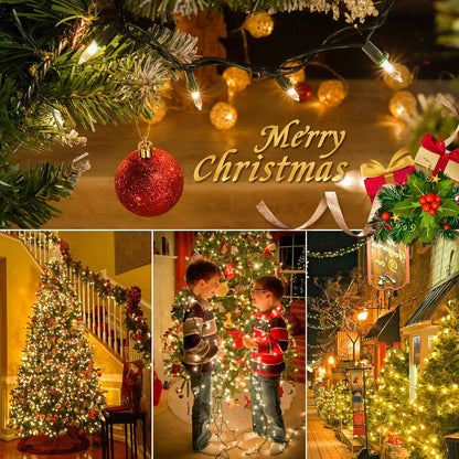 Hopolon 2-Pack 13ft Clear Mini String Lights – Cozy Bedroom Canopy Decor with 2100K Warm White Glow