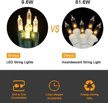 Brizled UL Certified String Lights – Cool-to-Touch Indoor and Outdoor Decor Safe Around Kids and Pets