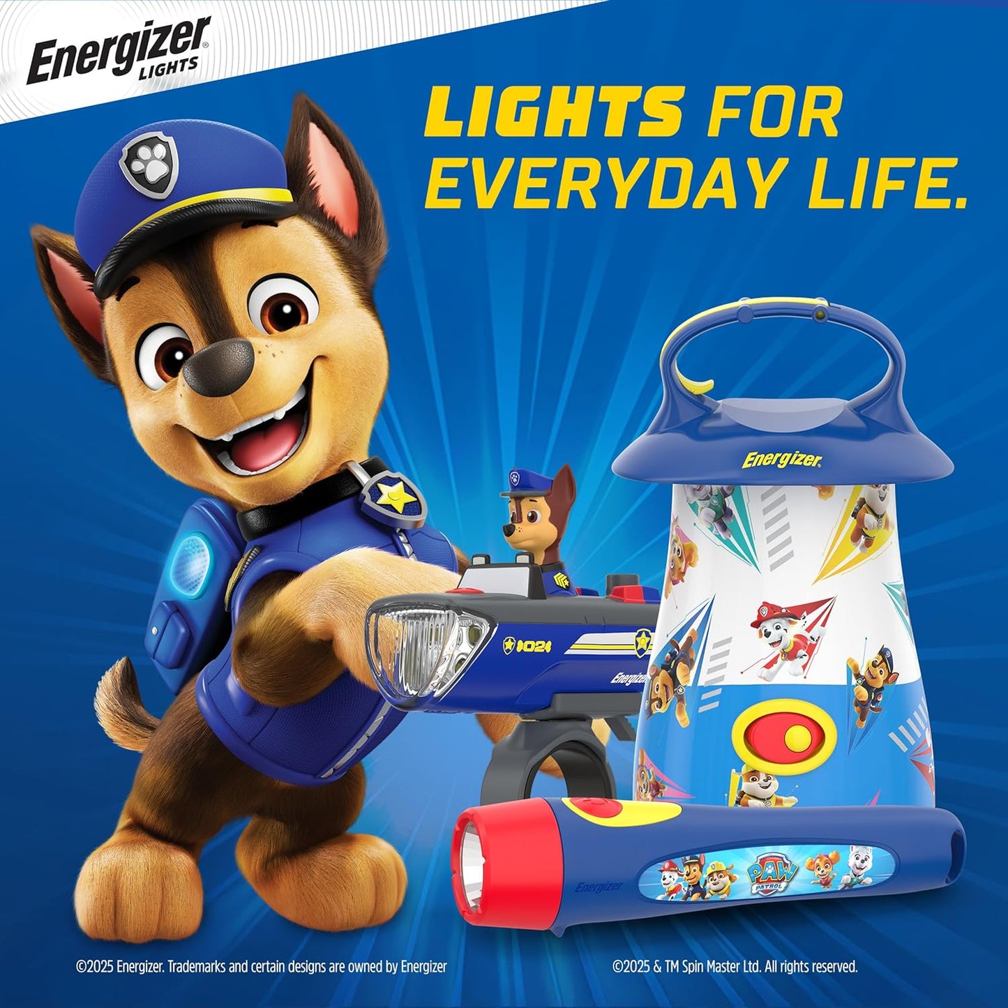Energizer PAW Patrol Flashlight (2-Pack) – Shatterproof, Cool-Running LED Light Safe for Children