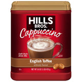 Hills Bros. Sugar Free French Vanilla Instant Cappuccino – Home Office Focus Drink, Just Add Water for a Quick Midday Pick-Me-Up