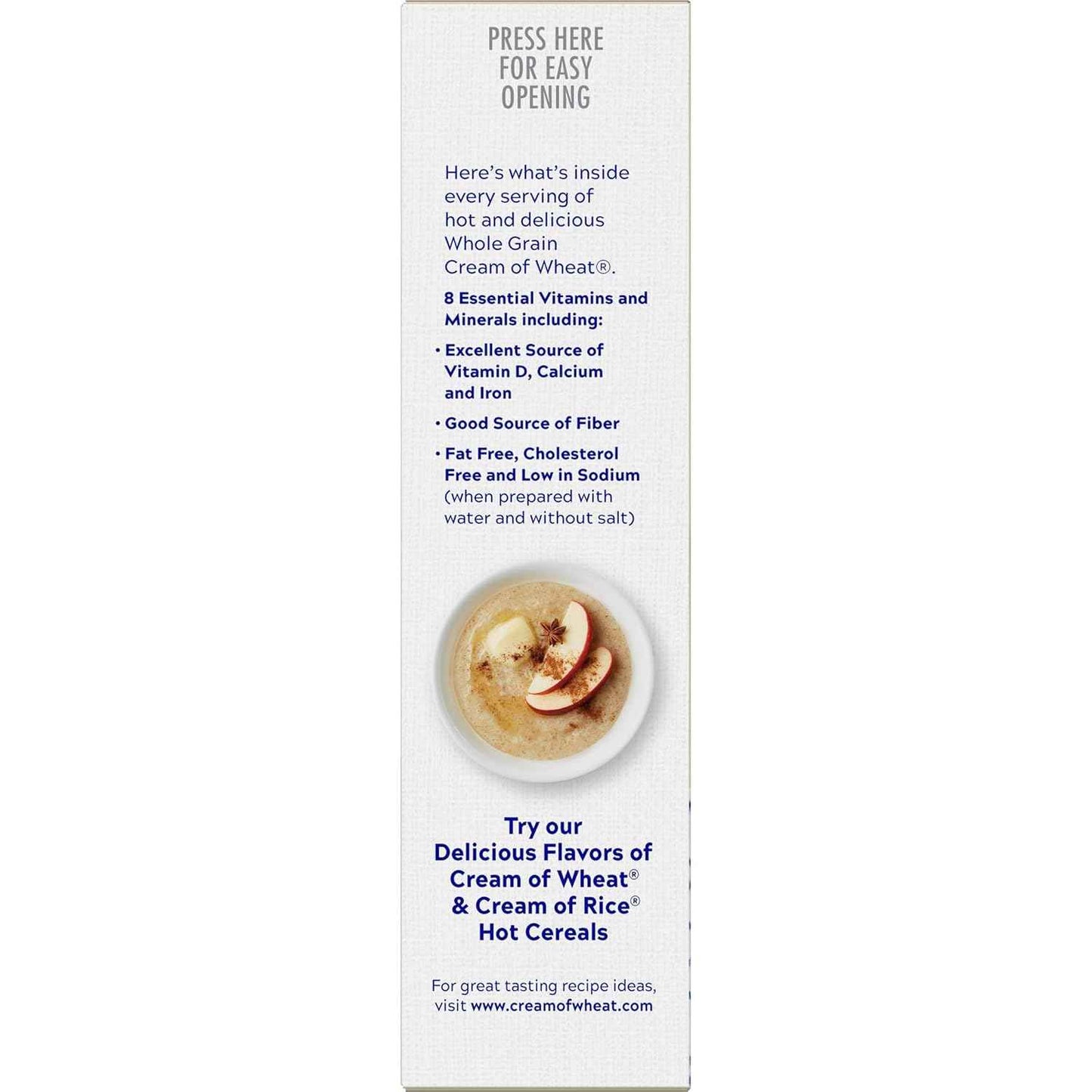 Cream of Wheat Original Hot Cereal – Simple 1-Minute Hot Cereal for the Clutter-Free Apartment Kitchen