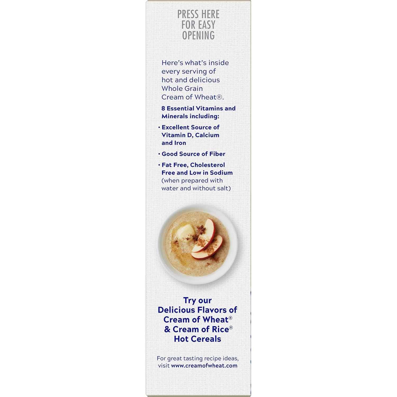 Cream of Wheat Original Hot Cereal – Simple 1-Minute Hot Cereal for the Clutter-Free Apartment Kitchen