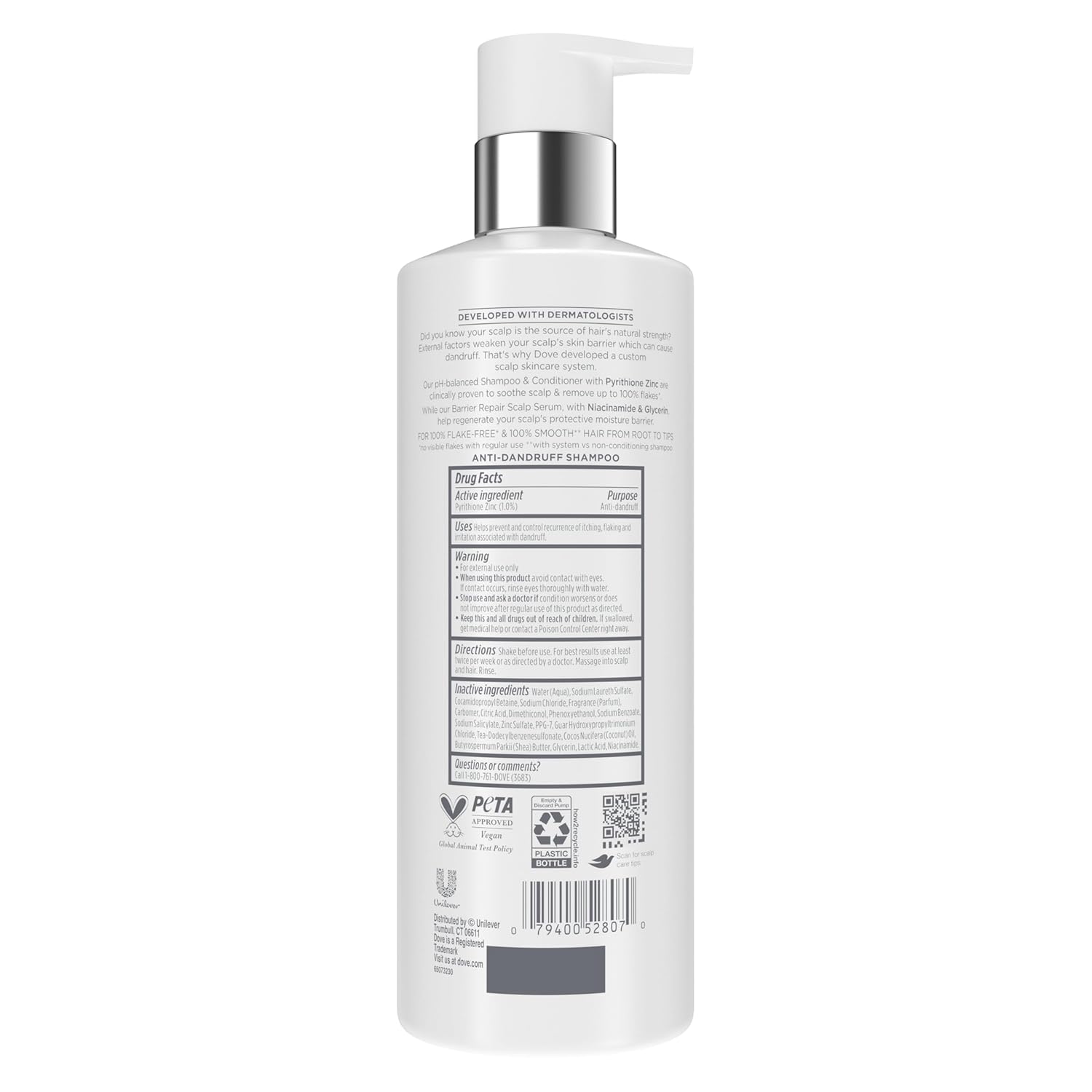enriched with niacinamide to support scalp barrier function