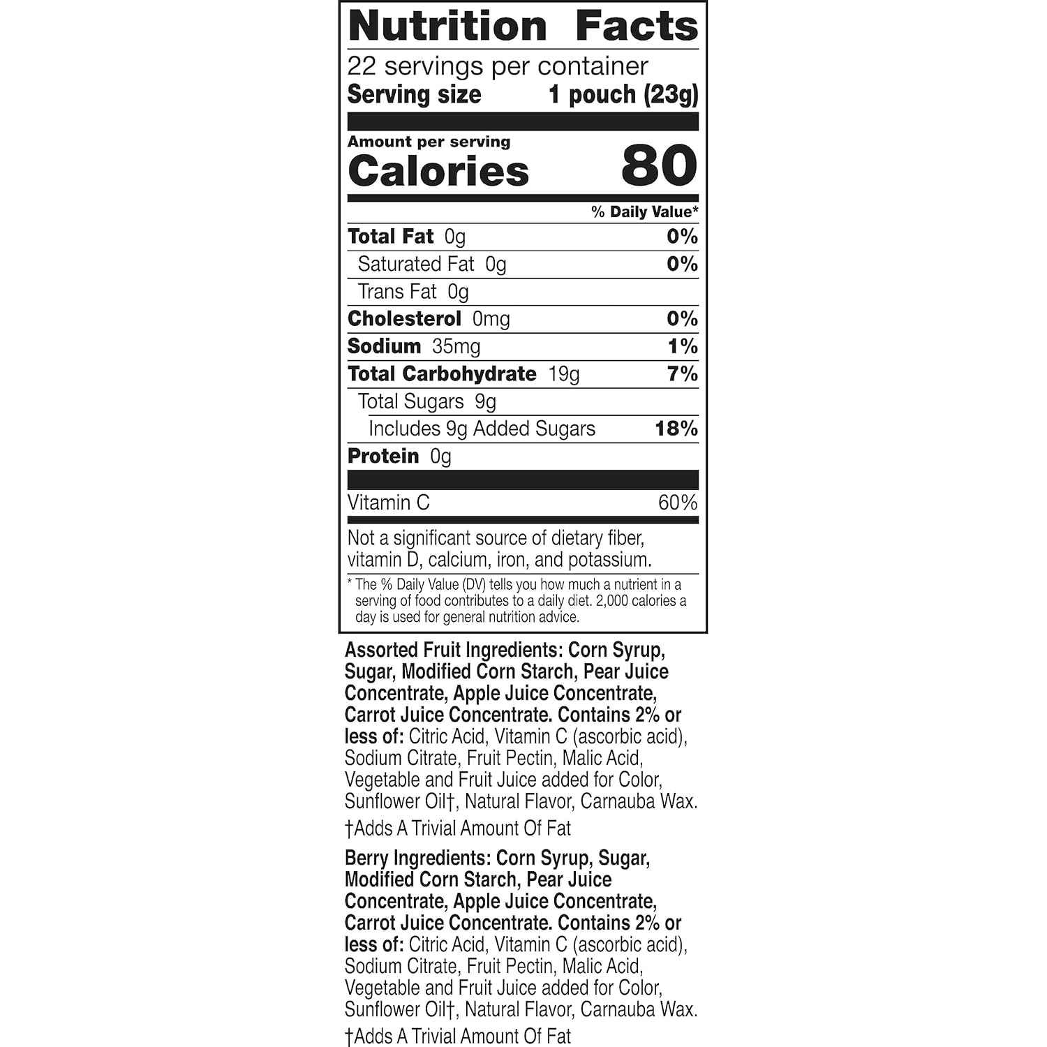 Mott's Fruit Flavored Snacks – Allergy Aware School Snack, Gluten Free Gelatin Free Fat Free 22 Pouch Pack