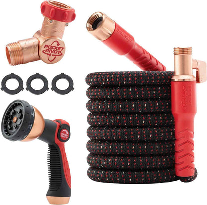 Pocket Hose Ballistic – 50 FT Expandable Garden Hose for Clutter-Free Patios and Small Yards