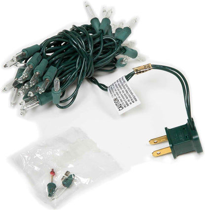 Brilliant Living Clear Mini Light Strand – Cozy Living Room Holiday Accent, Extra-Bright Bulbs