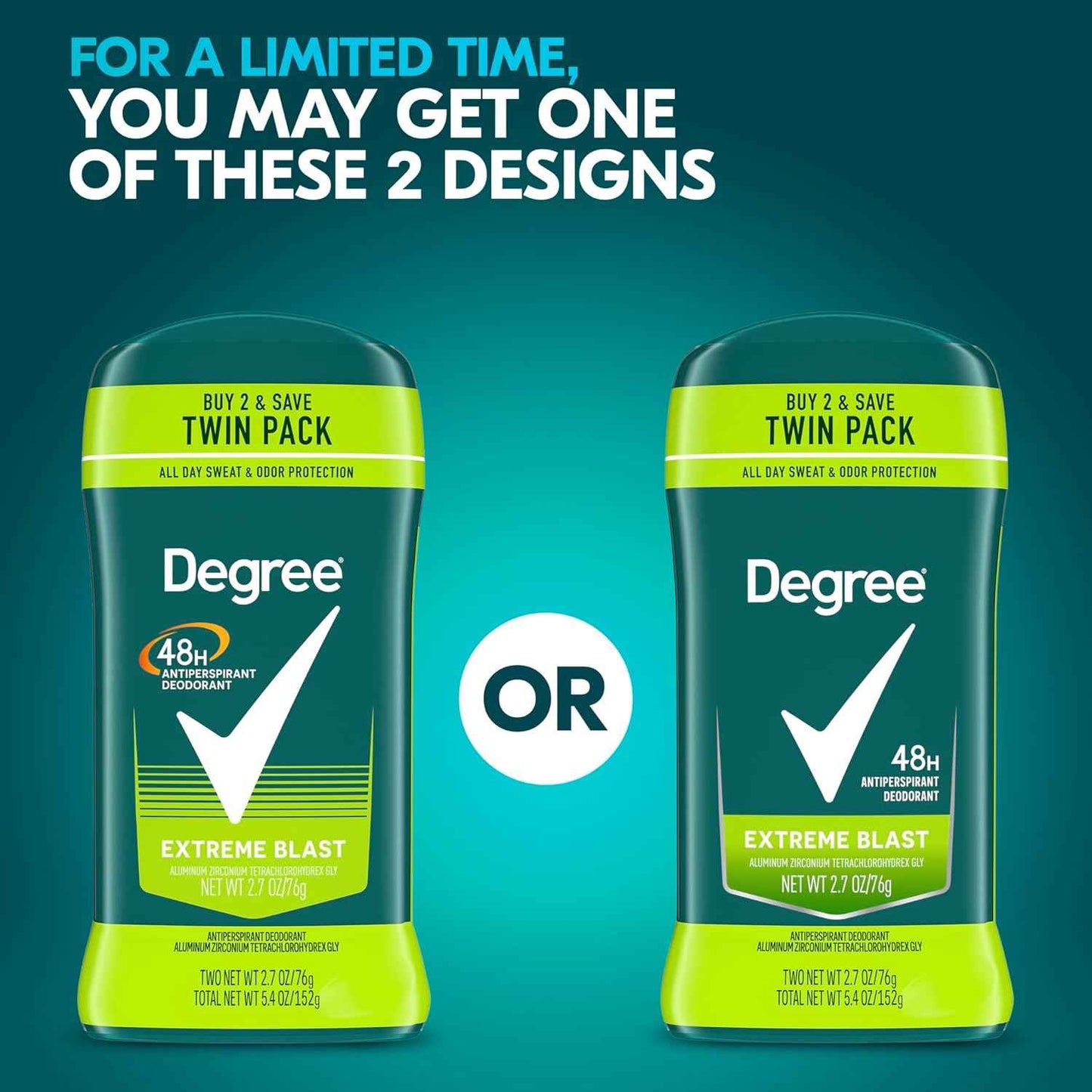 Degree Men Antiperspirant Stick Extreme Blast – Daily Self-Care Ritual for 48-Hour Confidence and Lasting Freshness
