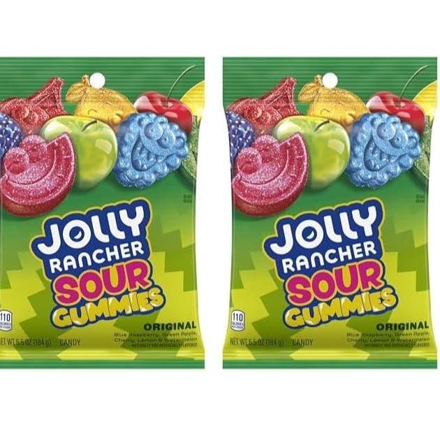 JOLLY_RANCHER_Gummies_Sours_Assorted_Fruit_Flavored_Candy_Bag,_6.5_oz_(Pack_of_2)