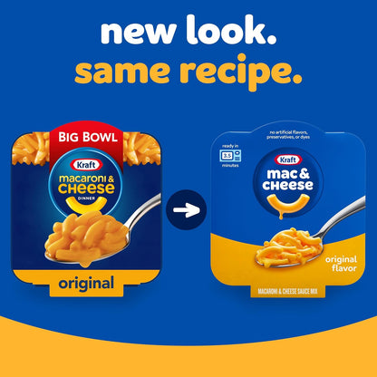Kraft_Original_Mac_&_Cheese_Macaroni_and_Cheese_Dinner_3.5_oz_Tray,_Big_Bowl,_3.5_oz_Tray,_100_Calories_per_3.5_oz_serving_-_Carb,_Pasta