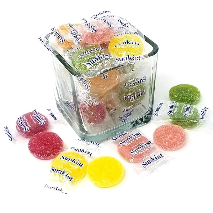 Jelly_Belly_Sunkist_Assorted_Fruit_Gems,_Resealable_10.5_Ounce_Pouch_Bag_-_5_Intense_Flavors,_non-GMO,_Individually_Wrapped_Candy